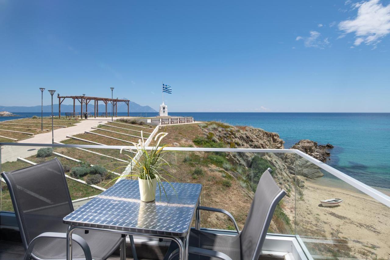 Almare Seaside Studios & Suites - Sarti Sithonia Bagian luar foto